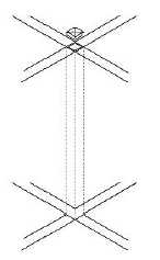 4 way 90 degree connector post