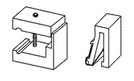 Panel frame connector clips