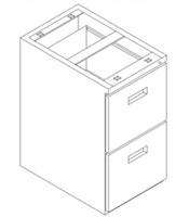 SA front pedestal filing cabinet