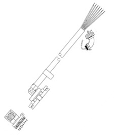 Side mounted base power feed